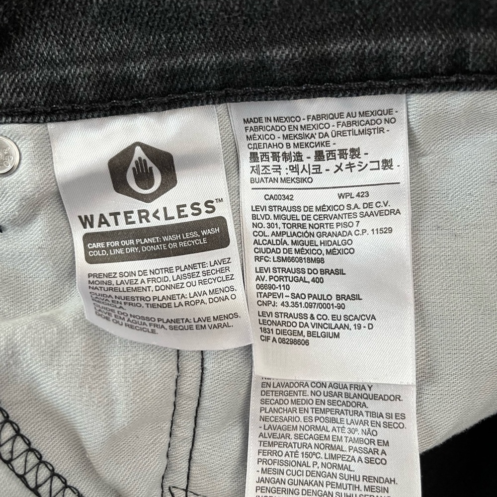 559 Levi’s 36x30 Black - Picture 9 of 10